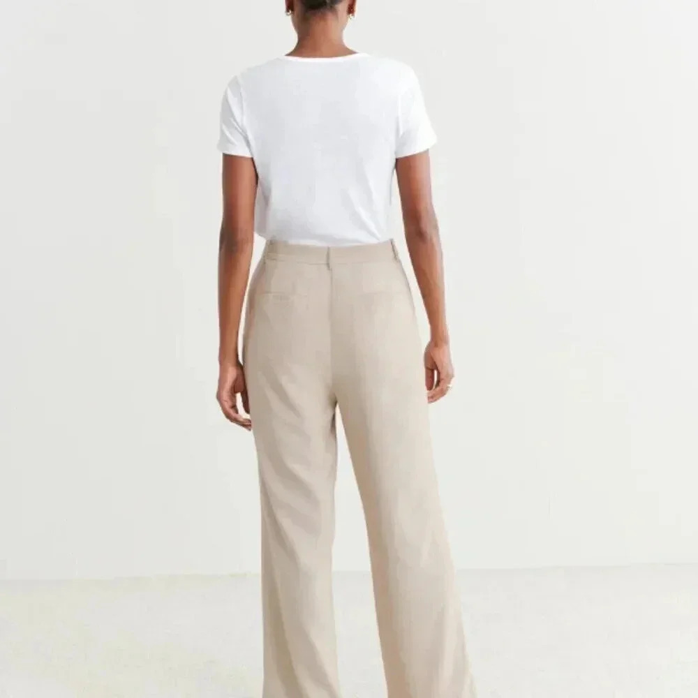 Jenni Kayne Women's 12 Jones Trousers in Tan - BRAND NEW W/TAGS! - Picture 3 of 14